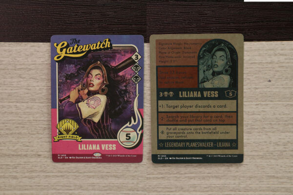 Liliana Vess #1455 double side SLD double hologram