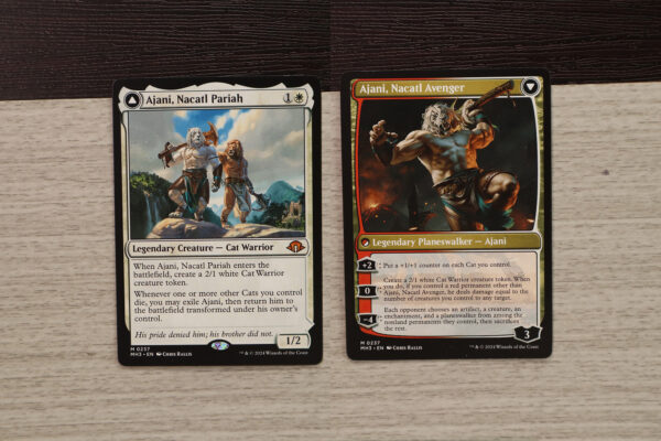 Ajani, Nacatl Pariah / Ajani, Nacatl Avenger #237 Modern Horizons 3 (MH3) double hologram