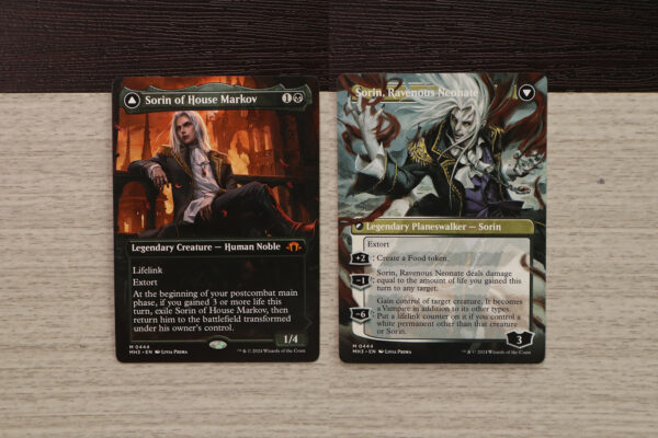 Sorin of House Markov/Sorin, Ravenous Neonate #444 Modern Horizons 3 (MH3) double hologram