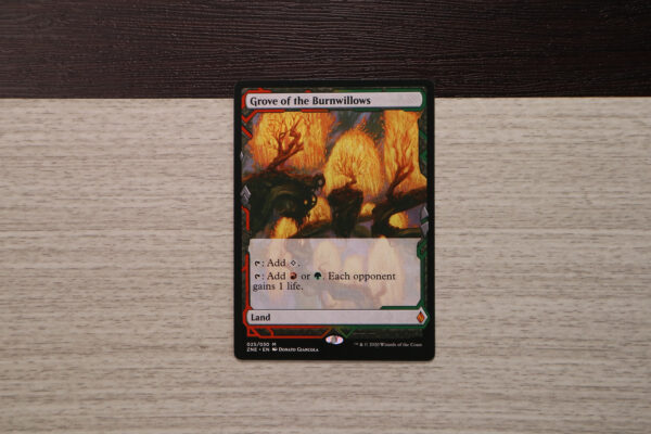 Grove of the Burnwillows #025 Zendikar Rising Expeditions (ZNE) hologram