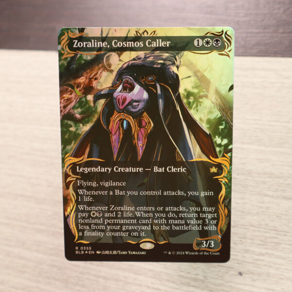 Zoraline, Cosmos Caller #355 Bloomburrow (BLB) raised foil