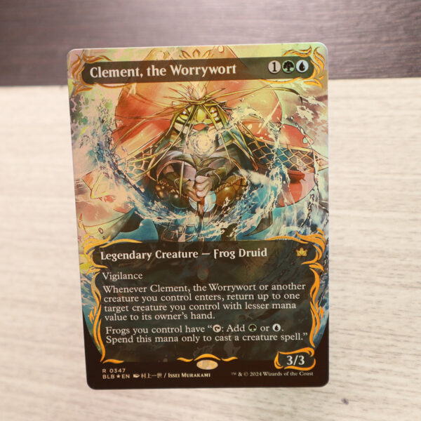 Clement, the Worrywort #347 Bloomburrow (BLB) raised foil