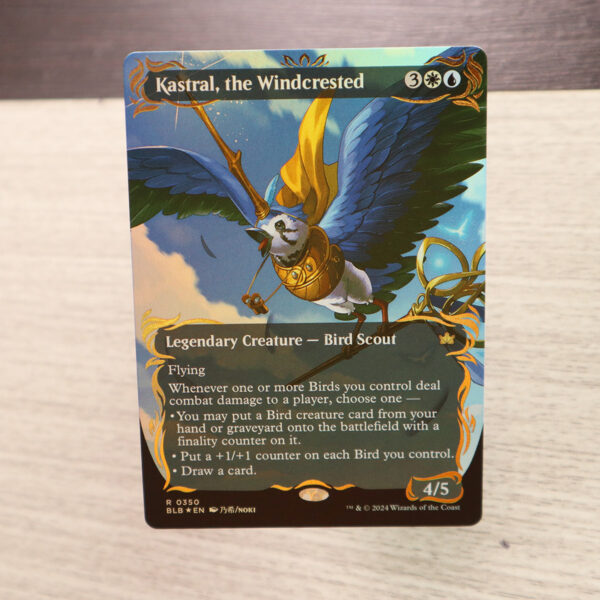 Kastral, the Windcrested #350 Bloomburrow (BLB) raised foil