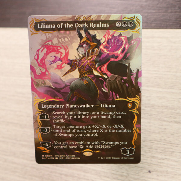 Liliana of the Dark Realms #94 Bloomburrow Commander (BLC) raised foil