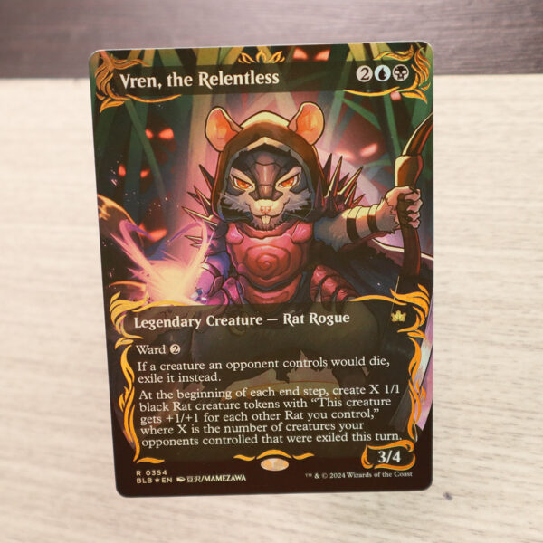 Vren, the Relentless #354 Bloomburrow (BLB) raised foil