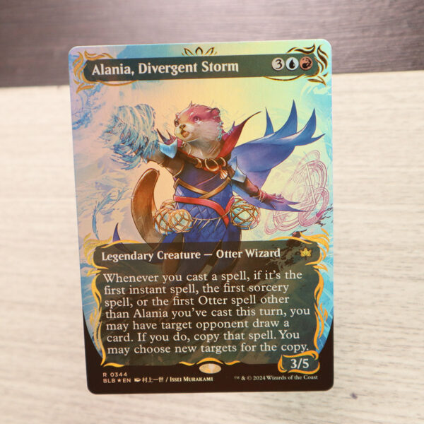 Alania, Divergent Storm #344 Bloomburrow (BLB) raised foil