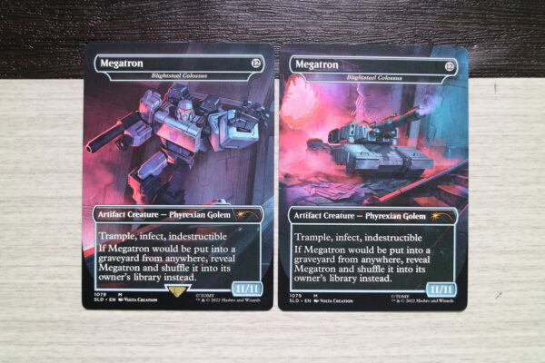 Megatron (Blightsteel colossus) Secret Lair Drop (SLD) hologram