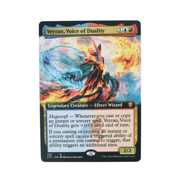 Veyran, Voice of Duality extended art Commander 2021 C21 hologram