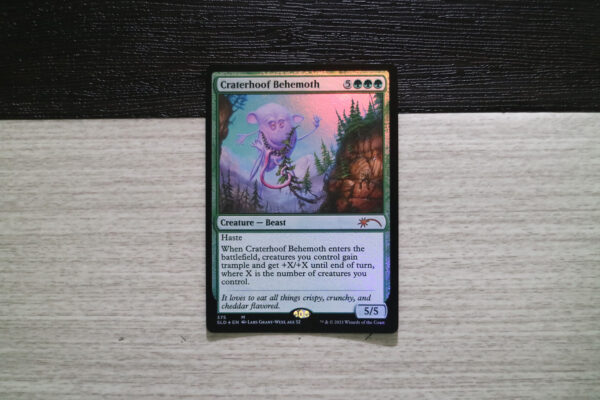 Craterhoof Behemoth #375 Secret Lair Drop (SLD) foil