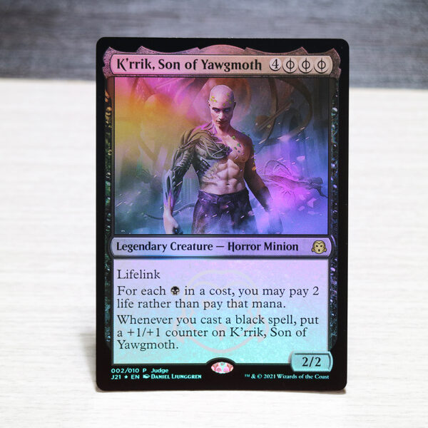 K'rrik, Son of Yawgmoth Judge Gift Cards 2021 PJ21 foil