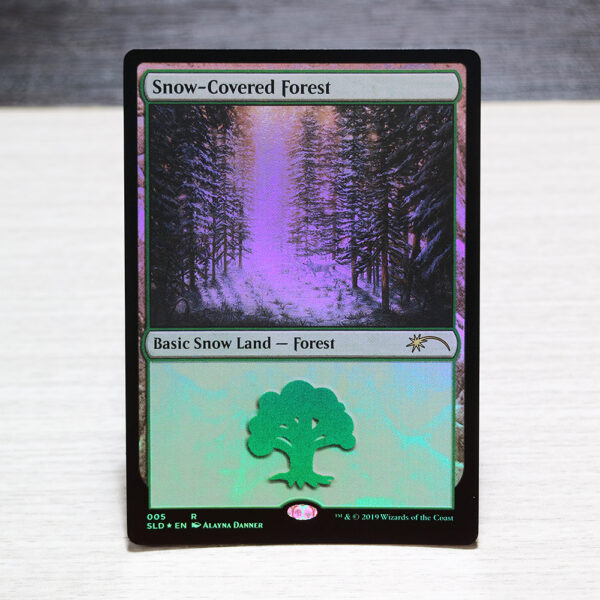 Snow-Covered Forest Secret Lair Drop (SLD) foil