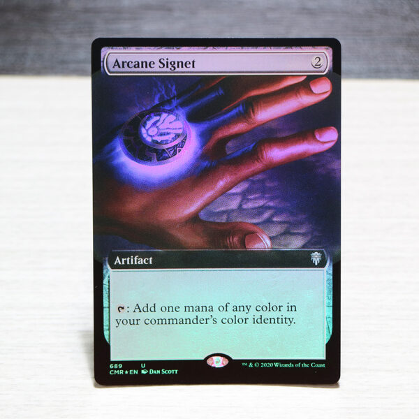 Arcane Signet extend art Commander Legends (CMR) foil