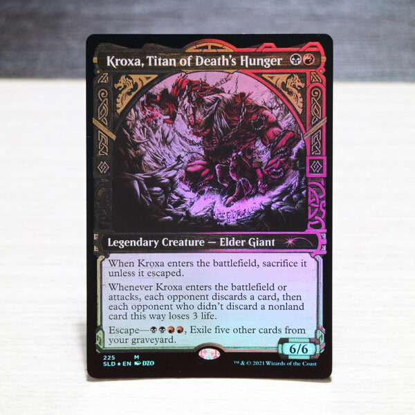 Kroxa, Titan of Death's Hunger Secret Lair Drop (SLD) foil