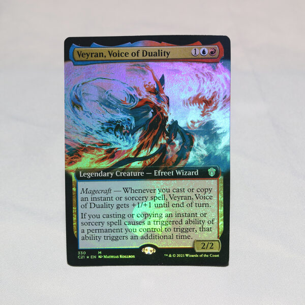 Veyran, Voice of Duality extended art Commander 2021 C21 foil