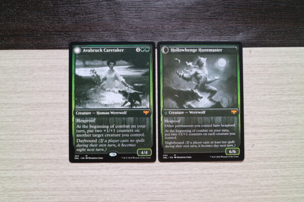 Avabruck Caretaker / Hollowhenge Huntmaster #454 Innistrad: Double Feature (DBL) hologram