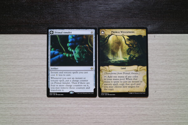 Primal Amulet & Primal Wellspring Ixalan XLN hologram