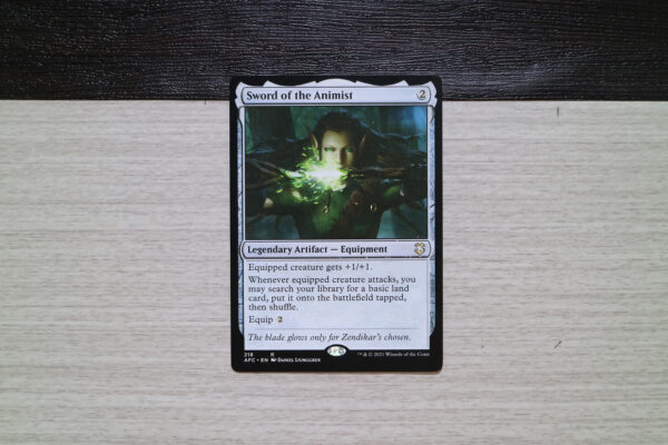 Sword of the Animist Forgotten Realms Commander (AFC) hologram