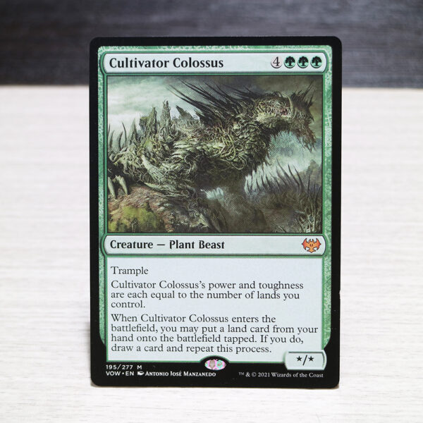 Cultivator Colossus basic art Innistrad: Crimson Vow (VOW) hologram