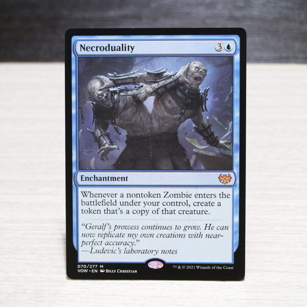 Necroduality basic art Innistrad: Crimson Vow (VOW) hologram