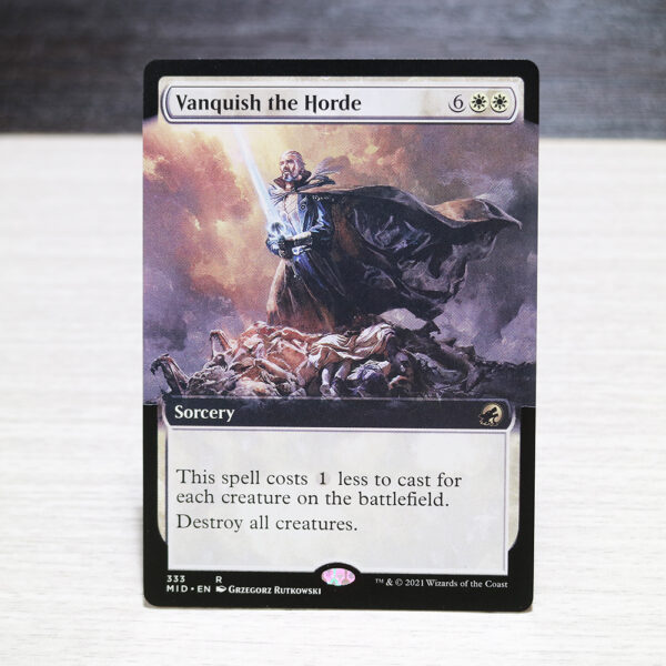 Vanquish the Horde extend art #333 Innistrad: Midnight Hunt (MID) hologram