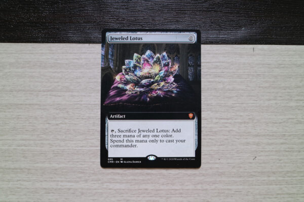 Jeweled Lotus extended art Commander Legends (CMR) hologram