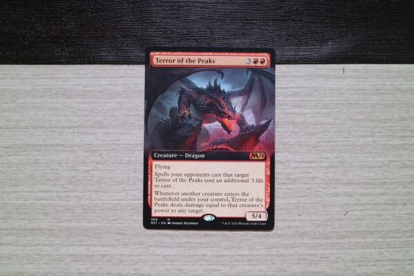 Terror of the Peaks extended art core set 2021 M21 hologram