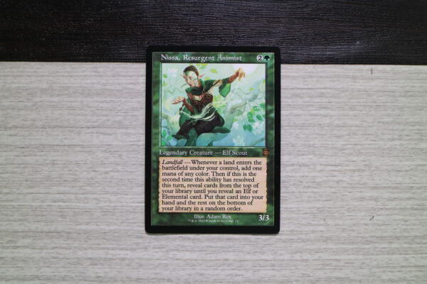 Nissa, Resurgent Animist #72 old style March of the Machine: The Aftermath (MAT) normal