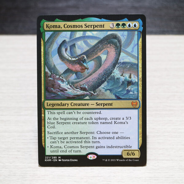 Koma, Cosmos Serpent Kaldheim (KHM) hologram