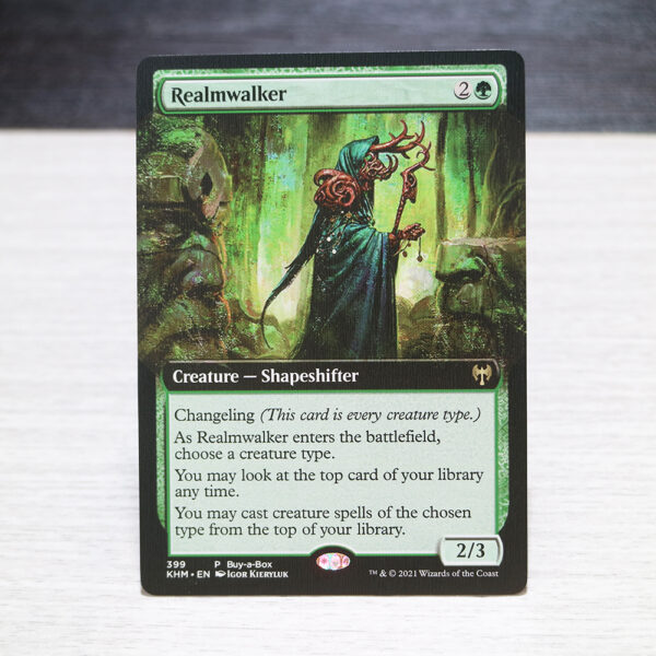 Realmwalker extended art Kaldheim (KHM) hologram