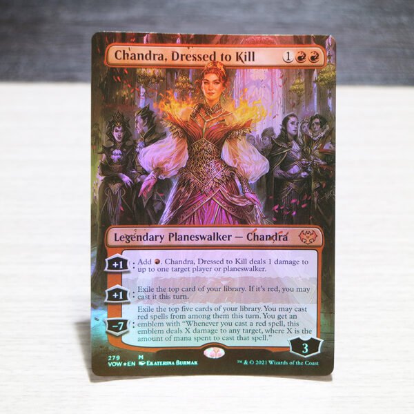 Chandra, Dressed to Kill extend art Innistrad: Crimson Vow (VOW) foil