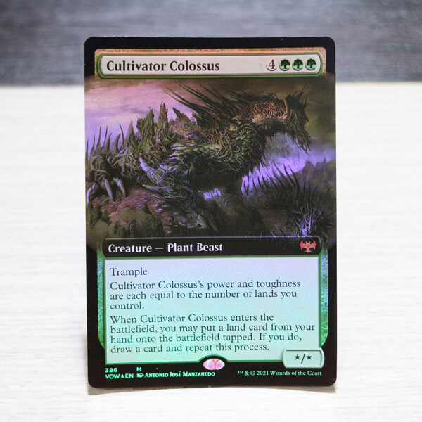 Cultivator Colossus extend art Innistrad: Crimson Vow (VOW) foil