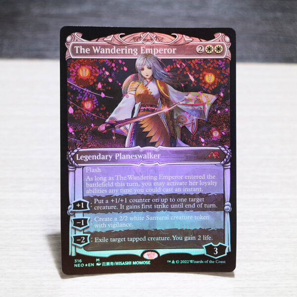 The Wandering Emperor #316 Kamigawa: Neon Dynasty (NEO) foil