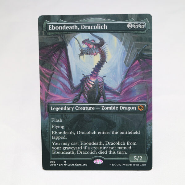 Ebondeath, Dracolich extended art Adventures in the Forgotten Realms (AFR) hologram