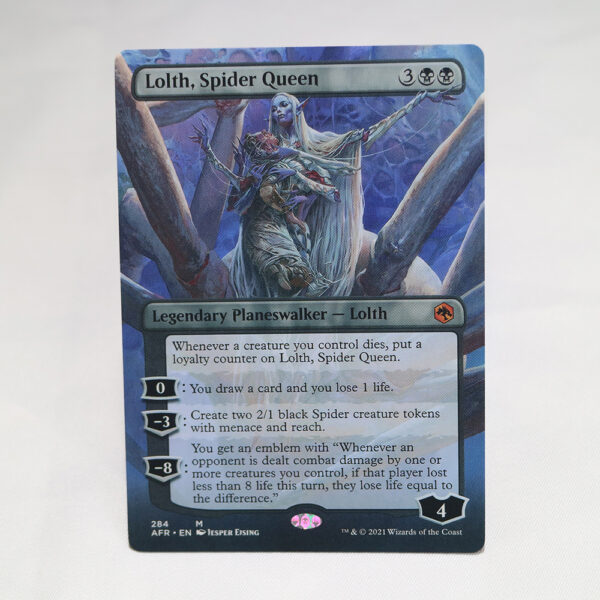 Lolth, Spider Queen extended art Adventures in the Forgotten Realms (AFR) hologram