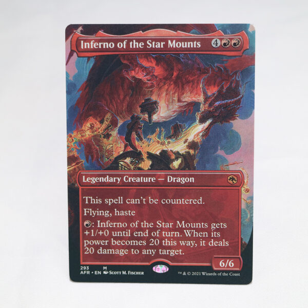 Inferno of the Star Mounts extended art Adventures in the Forgotten Realms (AFR) hologram