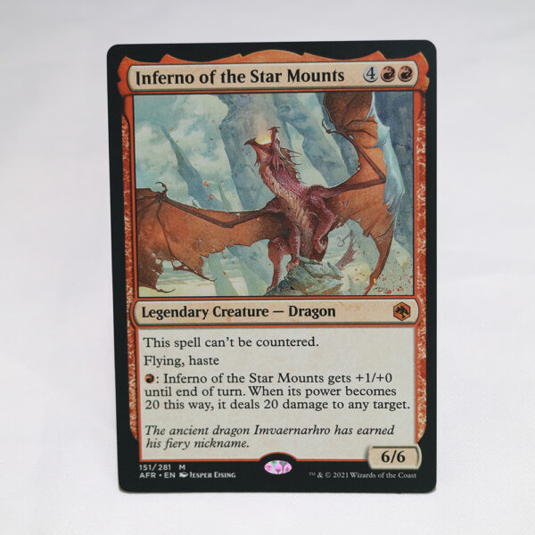 Inferno of the Star Mounts Adventures in the Forgotten Realms (AFR) hologram