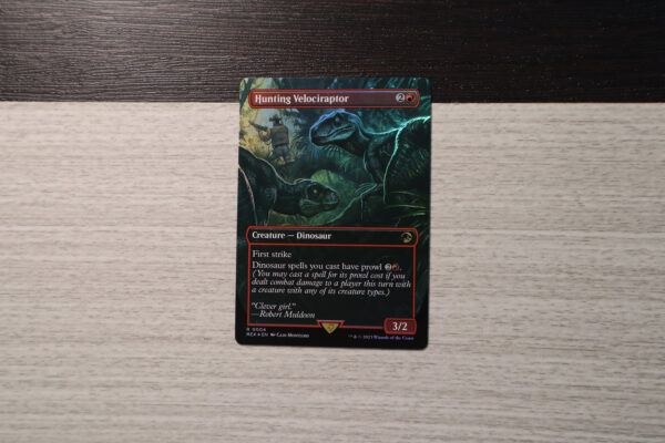 Hunting Velociraptor #4 Jurassic World Collection (REX) foil