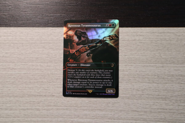 Ravenous Tyrannosaurus #18 Jurassic World Collection (REX) foil