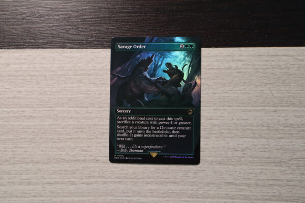 Savage Order #6 Jurassic World Collection (REX) foil