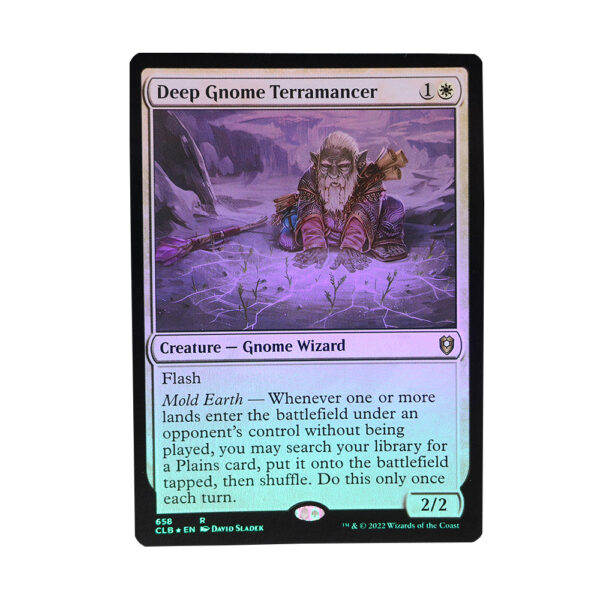 Deep Gnome Terramancer #658 Commander Legends: Battle for Baldur's Gate (CLB) foil