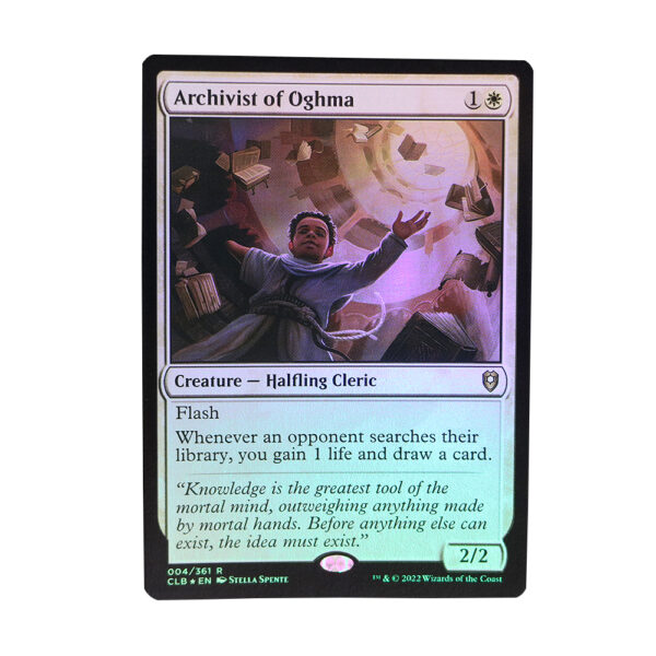 Archivist of Oghma #4 Commander Legends: Battle for Baldur's Gate (CLB) foil