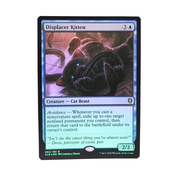 Displacer Kitten #63 Commander Legends: Battle for Baldur's Gate (CLB) foil