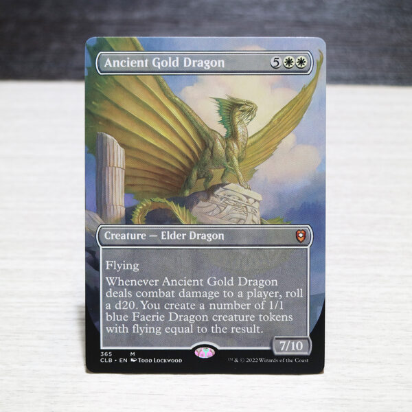 Ancient Gold Dragon #365 Commander Legends: Battle for Baldur's Gate (CLB) hologram