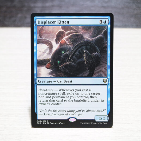 Displacer Kitten #63 Commander Legends: Battle for Baldur's Gate (CLB) hologram