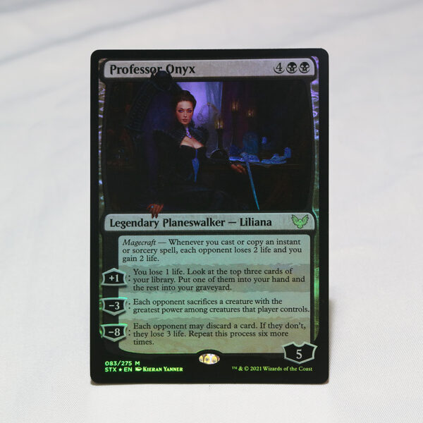 professor onyx basic art STX Strixhaven: School of Mages foil