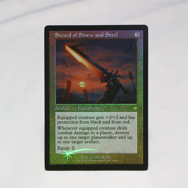 Sword of Sinew and Steel Modern Horizons 1 Timeshifts (H1R) foil