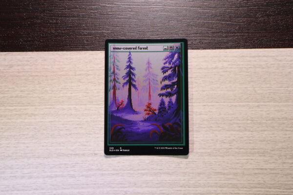 Snow-covered Forest SLD Etched (pixel) SLD etched foil