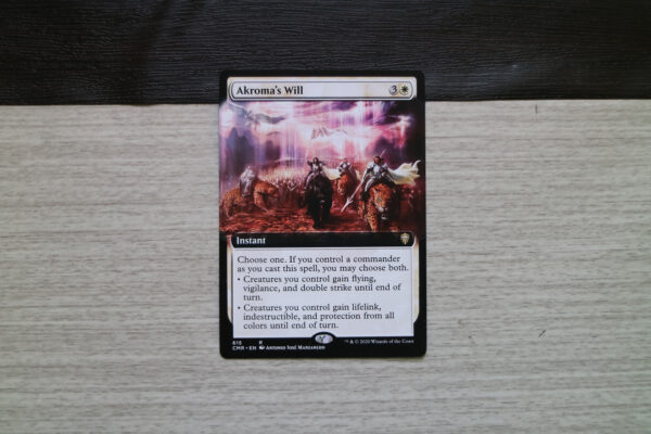 Akroma's Will Full Art #615 CMR hologram