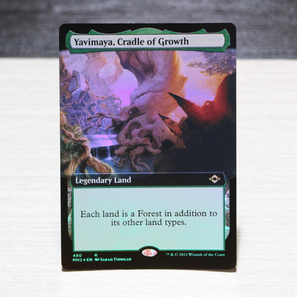 Yavimaya, Cradle of Growth extend art Modern Horizon 2 MH2 foil