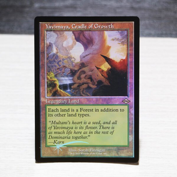 Yavimaya, Cradle of Growth old style Modern Horizon 2 MH2 foil